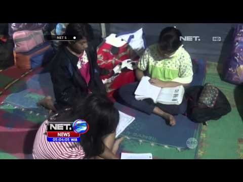 Anak Pengungsi Gunung Sinabung Bersiap Hadapi Ujian di Karo, Sumatera Utara - NET5