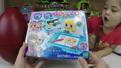 DISNEY FROZEN AQUABEADS Toy Elsa Anna Big Frozen Surprise Egg Kids Surprise Toys Review KidFriendly
