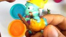 Mega Play Doh Surprise Eggs Can filled with Toys Collection Flintstones Super Heros The Incredibles