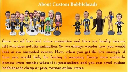Get Various Types Of Custom Bobbleheads At AllMiniMe