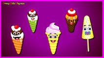 The Finger Family Cone Ice Cream Family Nursery Rhymes | Cone Ice Cream Finger Family Songs