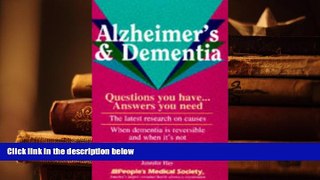 PDF [DOWNLOAD] Alzheimer s   Dementia: Questions You Have...Answers You Need READ ONLINE