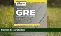 Audiobook  Cracking the GRE Mathematics Subject Test, 4th Edition For Kindle