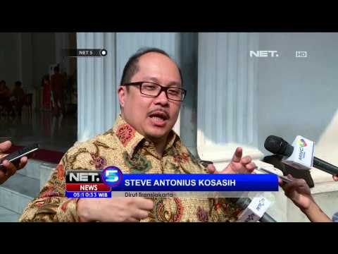 Kerjasama Bus Transjakarta dengan Gojek - NET5