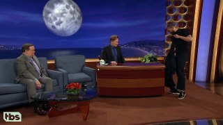 Jamie Dornan Turns Conan’s Desk Into A Pommel Horse  - CONAN on TBS-rVmGc2cnmYA