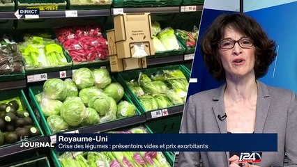 Royaume-Uni - crise des légumes : présentoirs vides et prix exorbitants