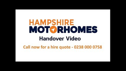 Motorhome hire and campervan rental Hampshire - Call 0238 000 0758