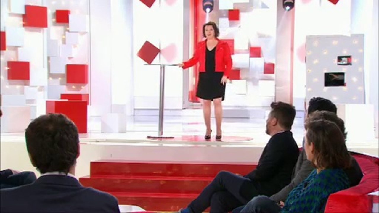 Anne Roumanoff se moque du revenu universel de Benoit Hamon dans "Vivement dimanche prochain"
