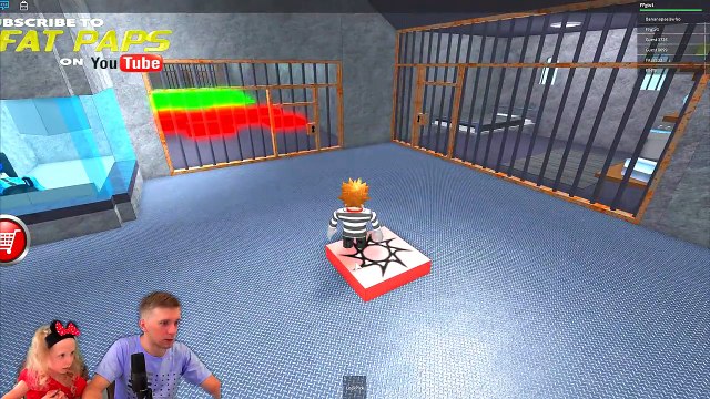 ПОБЕГ ИЗ ТЮРЬМЫ в ROBLOX Нас поймала ПОЛИЦИЯ убегаем с Миланой от Полиции видео для детей от FFGTV-o08AZ6y9Q7I