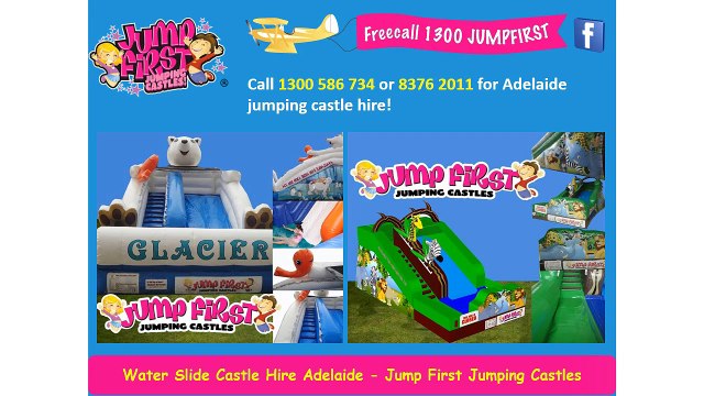 Water Slide Castle Hire Adelaide - Jump First Jumping Castles