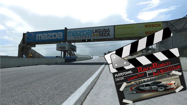 Tour de piste à Laguna Seca en Audi 90 Gto Imsa sur RaceRoom Racing Experience