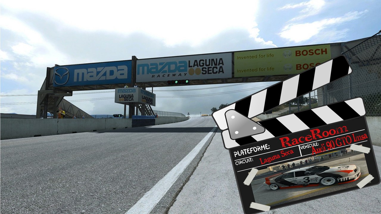 Tour de piste à Laguna Seca en Audi 90 Gto Imsa  sur RaceRoom Racing Experience