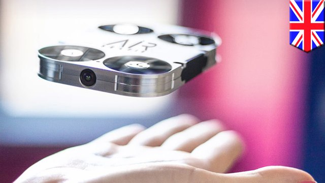 Small selfie drone fits inside a cover that also carries smartphones