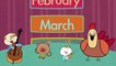Months of the Year Song | Song for Kids | The Singing Walrus
