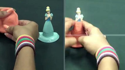 Играть дизайн дох платье Эльзы замок MagiClip Disney замороженные Новый пластилин блеск