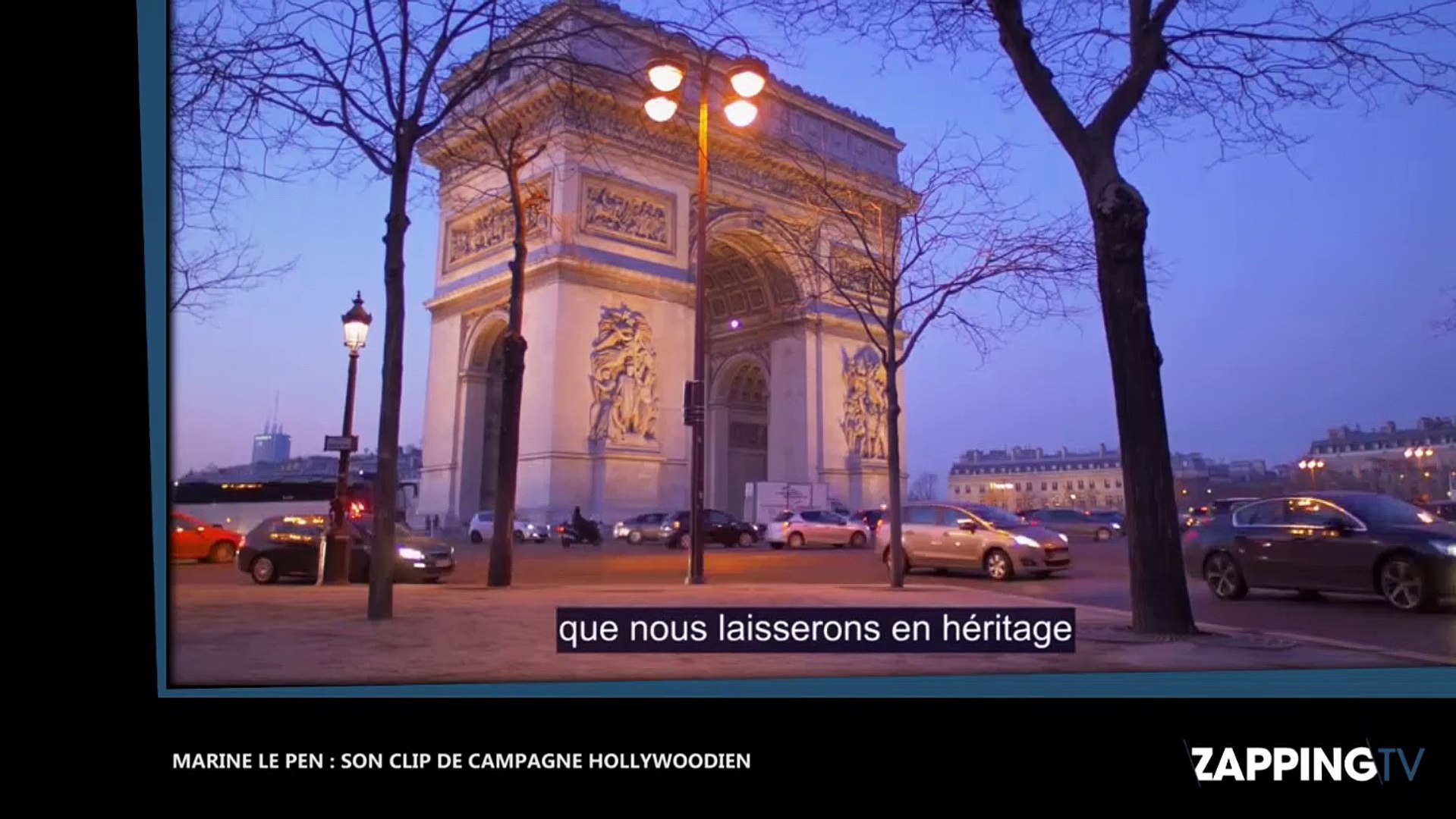 Marine Le Pen : son clip de campagne "hollywoodien" fait le buzz (vidéo) -  Vidéo Dailymotion