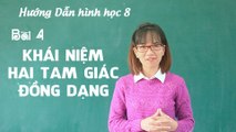 Khóa học ôn tập học kì 2 - hình học 8 - bài 4: khái niệm hai tam giác đồng dạng