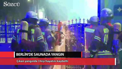 Saunada çıkan yangın 3 can aldı