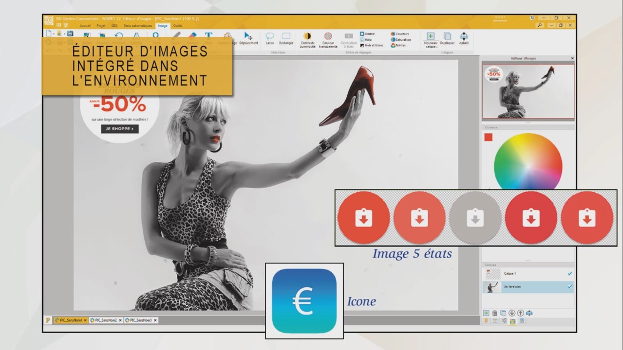 L'éditeur d'images de WINDEV 22