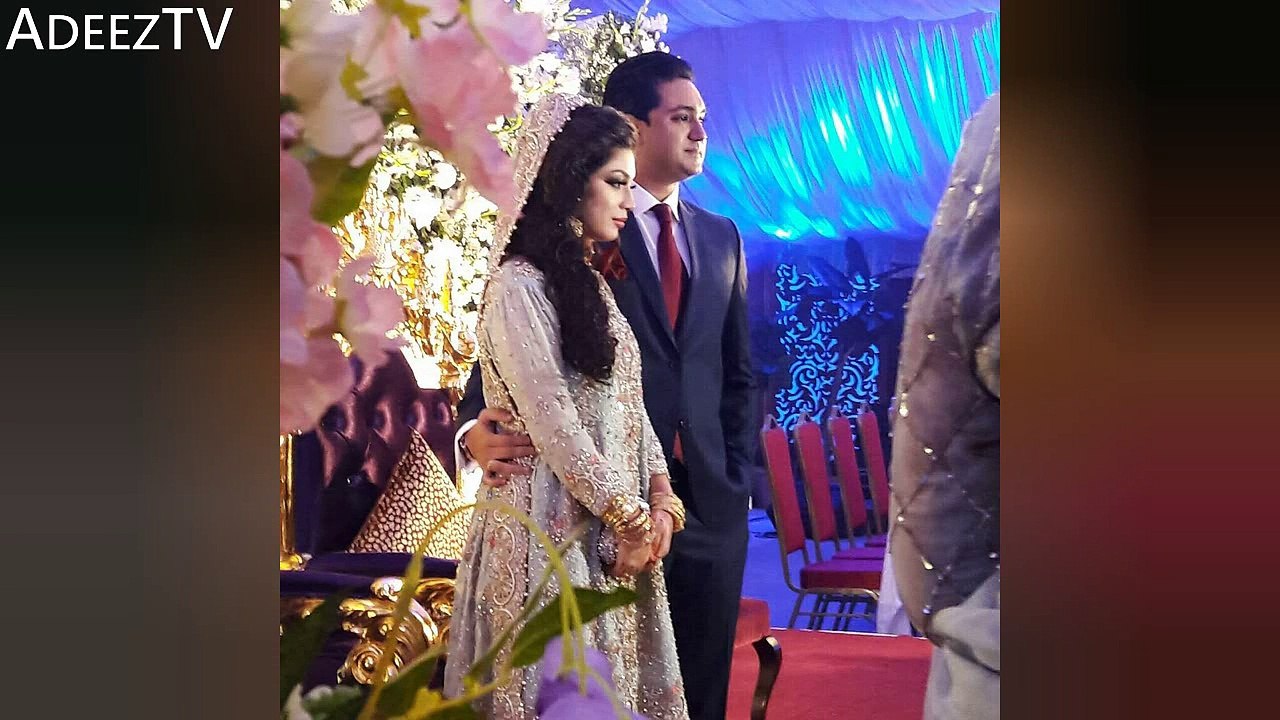 Sidra Batool's Walima Pictures