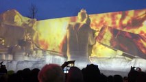 Final Fantasy VII Snow Sculpture Projection Mapping #1