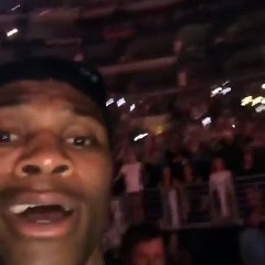 Russell Westbrook au concert de Taylor Swift