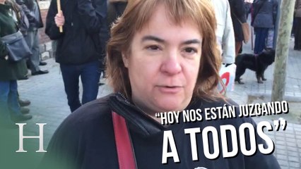 "Hoy nos están juzgando a todos" los manifestantes en el juicio a Artur Mas por el 9N