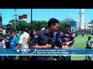 Live Report Wisata Alun Alun Bandung - NET12