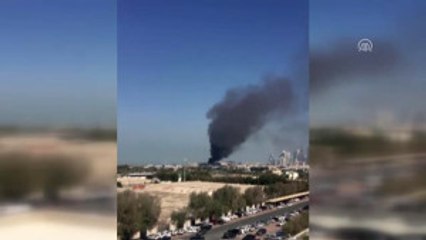 Kuveyt'te Sheikh Jaber Al-Ahmed Kültür Merkezi'nde Yangın