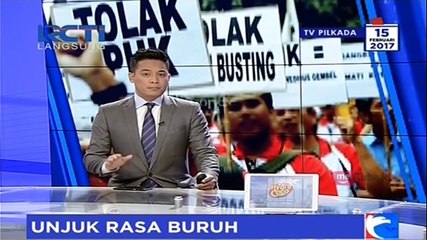 Buruh Surabaya Demo Tolak Tenaga Kerja Asing