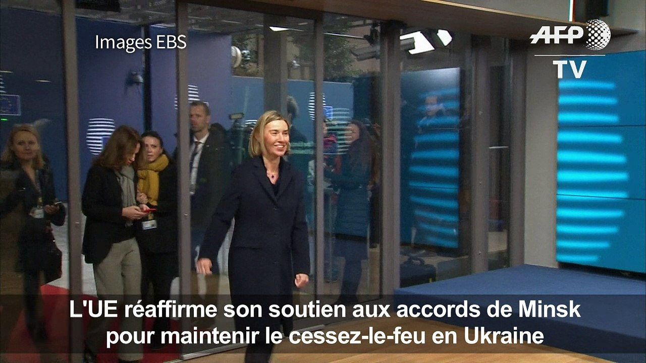Ukraine: l'UE veut le respect des accords de Minsk