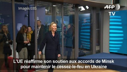 Ukraine: l'UE veut le respect des accords de Minsk