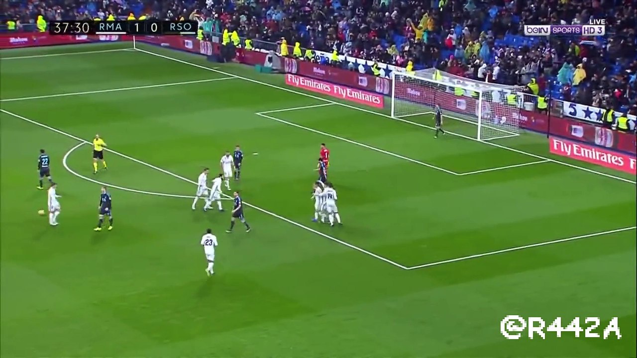 اهداف مباراة ريال مدريد و ريال سوسيداد 3-0 [ شاشة كاملة ] الجولة الـ 20 الدوري الاسباني   HD