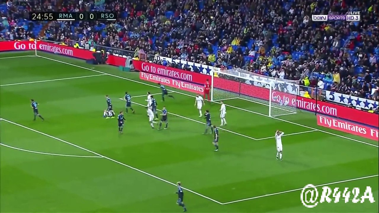 ملخص مباراة ريال مدريد و ريال سوسيداد  [ شاشة كاملة ] الدوري الاسباني  HD