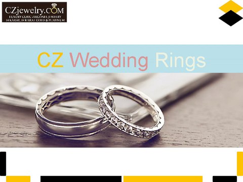 Cubic Zirconia Wedding Rings - CZ Jewelry