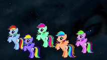 Little Pony Cartoon Nursery Finger Family Rhymes For Children | Little Pony
