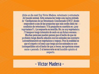 Victor Madera ¿Soy vegetariano (CVC V)