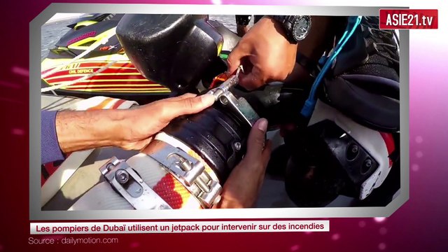 Les pompiers de Dubaï utilisent un jetpack pour intervenir sur des incendies