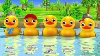 Nursery Rhymes Counting Five Little Ducks Nursery Rhymes Numbers Song   Children song