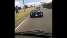 Filmavam o único Pagani Zonda F da América Latina quando o pior aconteceu