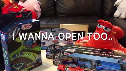 Thomas and Friends The Great Race TrackMaster Shooting Star Gordon, Flying Scotsman, Fiery Flynn