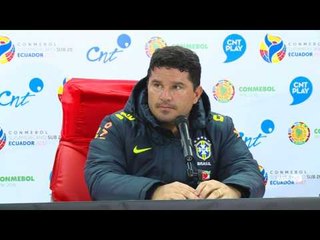 Brasil Sub-20 1 x 0 Venezuela: coletiva do auxiliar técnico Eduardo Barroca