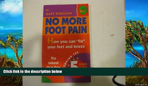 Read Online No More Foot Pain : How you can fix your feet and knees Mary Bakalian For Ipad