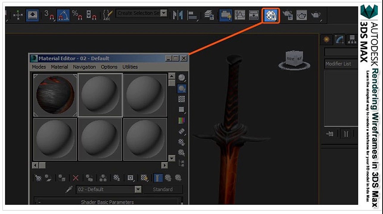 Rendering Wireframes in 3DS Max