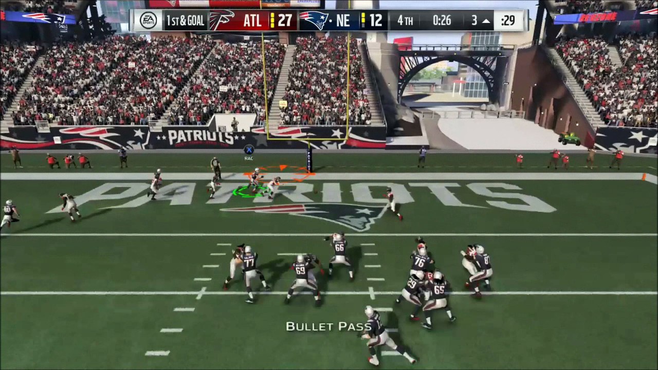TD Hogan vs Atlanta Madden NFL 17