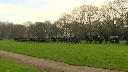 41-gun salute marks Queen's Sapphire Jubilee