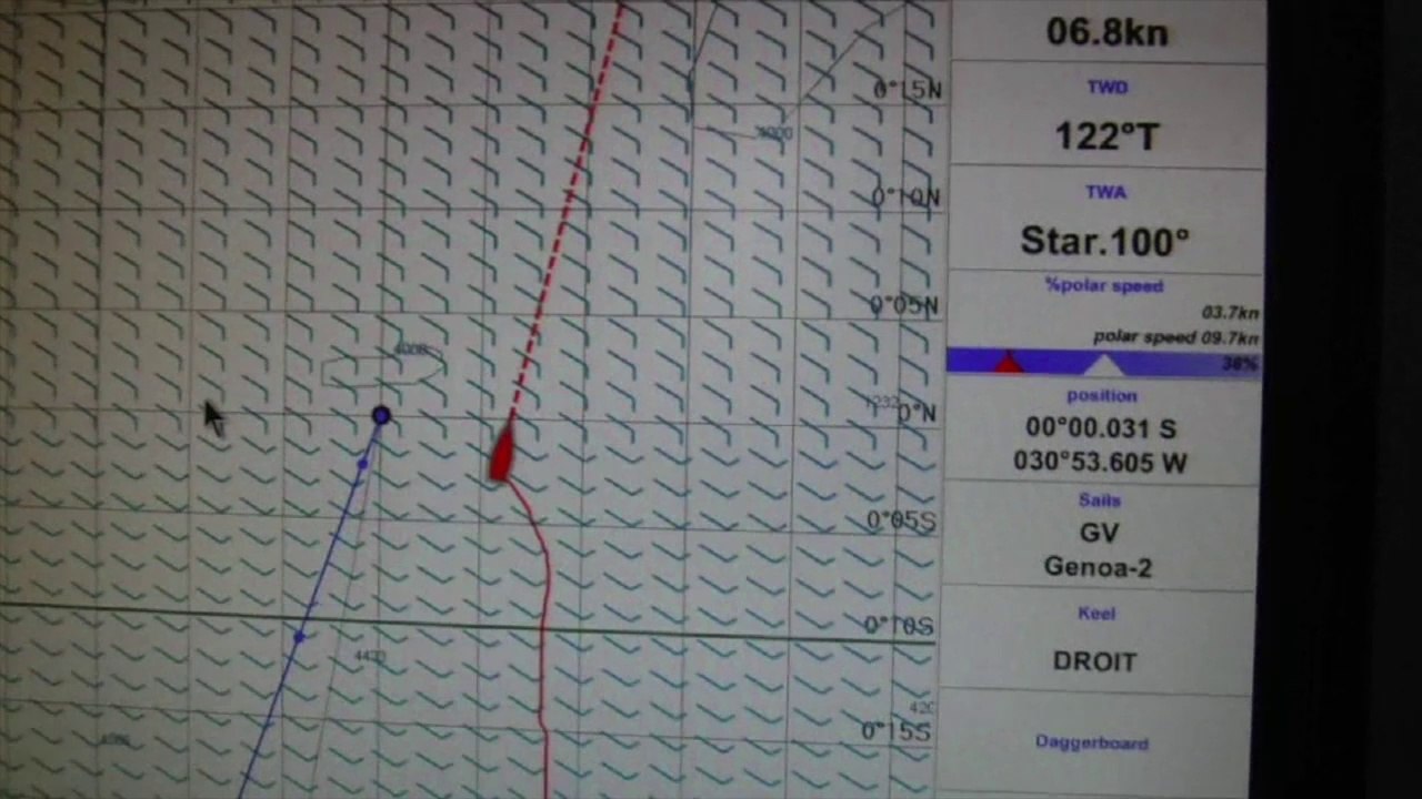 D92 : Rich Wilson crossing the equator / Vendée Globe