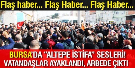 Bursa'da 'kentsel dönüşüm' Terörizmi