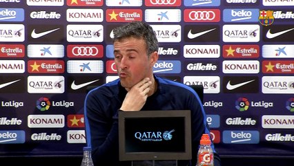 Declaracions Luis Enrique sobre eliminatòria Barça - Atlètic de Madrid 1/4 tornada Copa del Rei 1996/1997 [ESP]