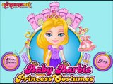 Baby Barbie Tries Princess Costumes Gameplay-Baby Barbie Games-Dress up Games Online